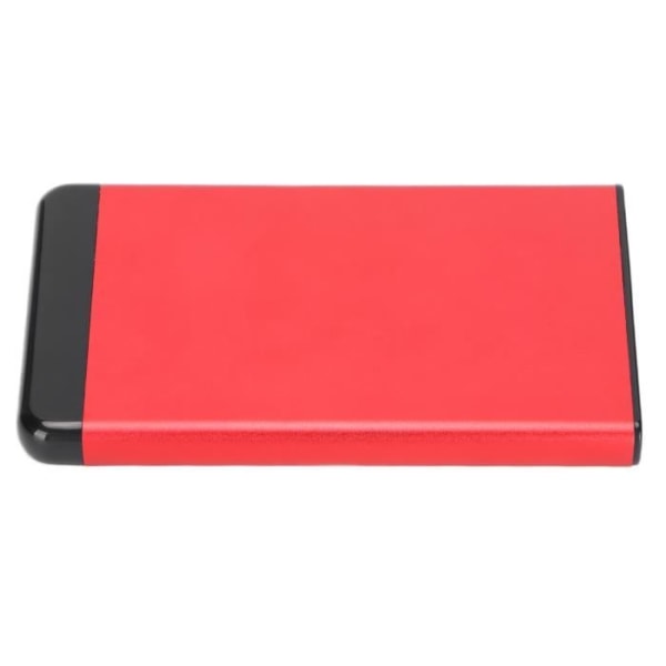 HURRISE USB-minne extern hårddisk 2,5 tum USB3.0 bärbar aluminiumlegering Mobil mekanisk extern hårddisk (Röd 80)