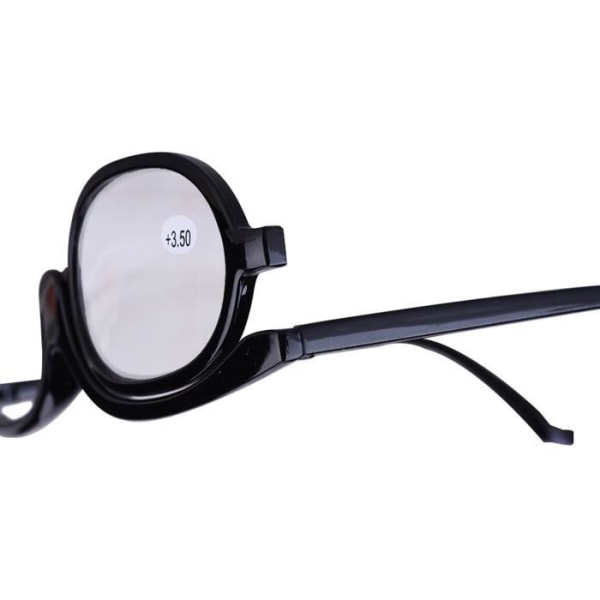 HURRISE Förstora Sminkglasögon Förstora Ögonmakeupglasögon Roterande glasögon med en lins
