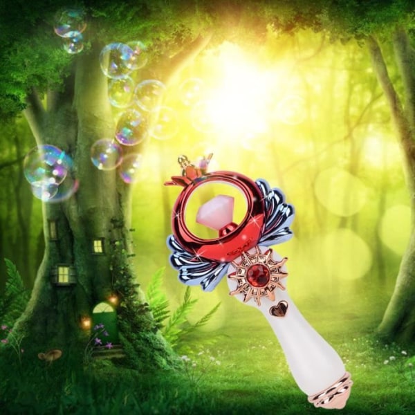 CEN - Fairy Stick Toy - Music Light - Magic Bubbles - Princess Girls Toy