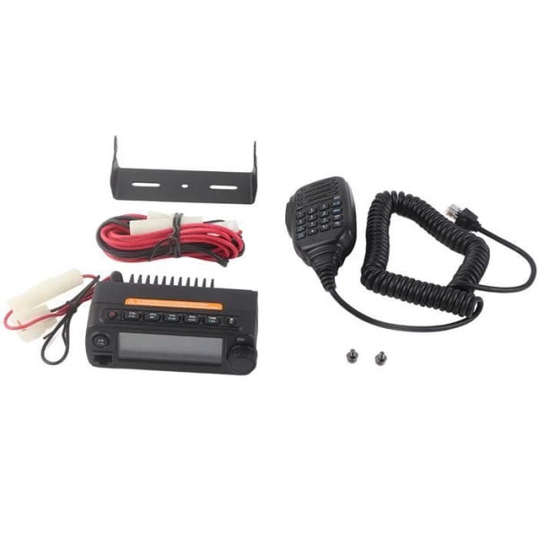 HURRISE mobil bilradio Mini walkie talkie mobilradio för bil kd-200uv, dual band UHF VHF med fantastiskt ljudstycke