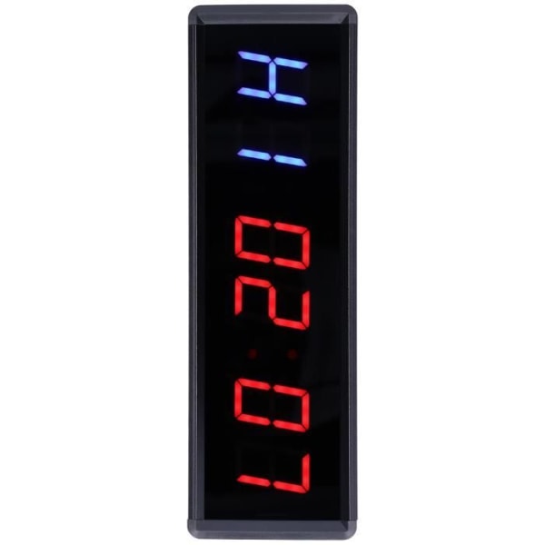 Intervalltimer 1,5" LED Digital Display Nedräkningsklocka med fjärrkontroll för hemmakontor Gym Sport Timer