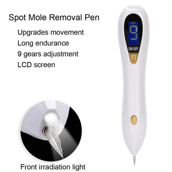Laser Pen Dot Mole Removal Pen Picosecond Pen, Skin Tag Removal Pen 9 Gears Freckle Pen, Ljusterapi Tatuering Ärr Mole Freckle