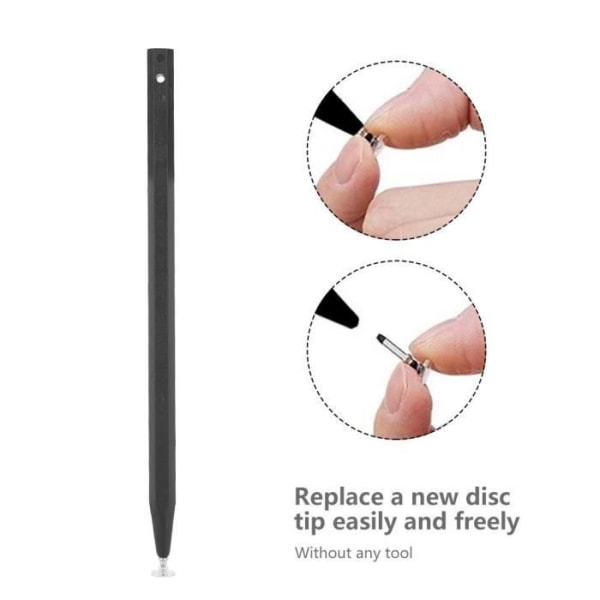 HURRISE Pen 2PCS Precision Disc Touch Screen Kapacitiva Stylus Pennor för alla telefoner Tabletter