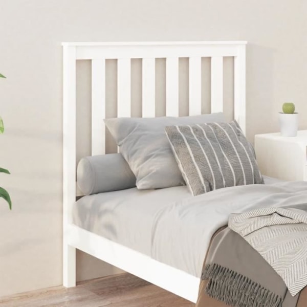 Vit sänggavel - FDIT - Contemporary - Massivt trä - 96x6x101 cm