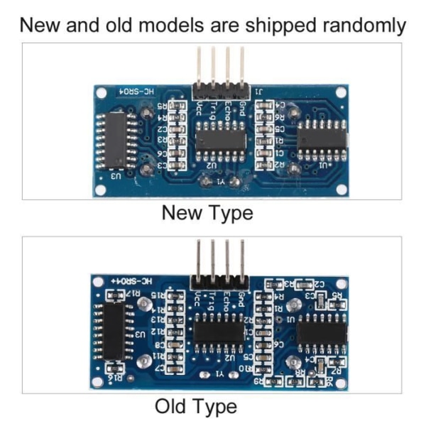 Ultraljudsmätsensor, HCSR04 Ultraljudsmodul Avståndsmätområdessensor 35,5V 1,8 x 0,8 x 0,6 tum