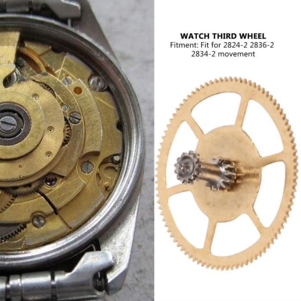 BEL Third Watch Wheel Watch Ersättningsdel för 2824-2 2836-2 2834-2 Movement