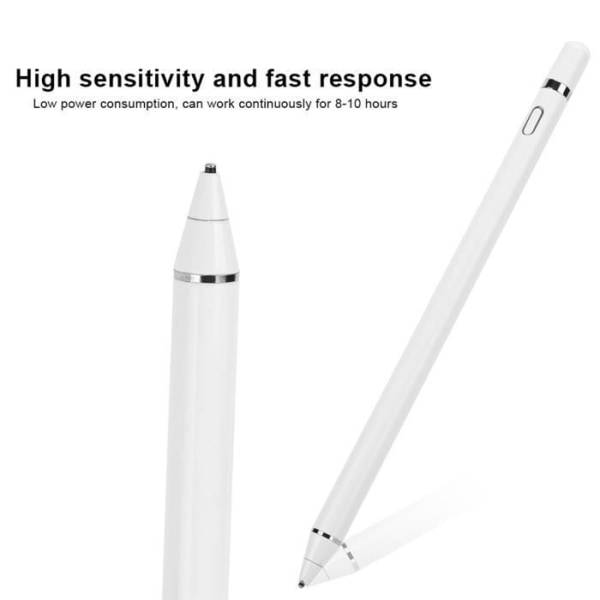 BEL-7590762023285-surfplatta Kapacitiv penna för iOS/surfplatta, pekpenna (vit) dator touch Bl