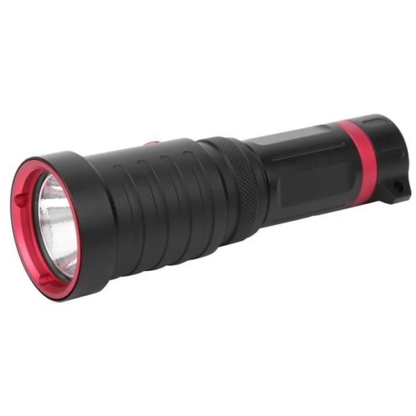 HURRISE Ficklampa med hög ljusstyrka XHP70 Vattentät Ficklampa med fast fokus med hög ljusstyrka