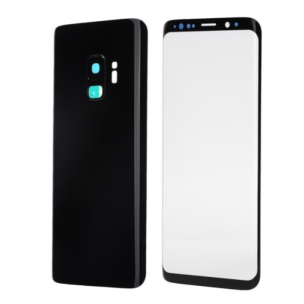 BET - Telefonbaksida glasskydd Frontskärm glaslinsbyte för Samsung S9 G960 - Svart