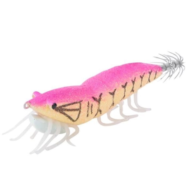 BEL Lure Fish Age 3,5 g ABS Luminous Squid Krok Artificiell Simulering Räkfiskeredskap Tillbehör (005#)