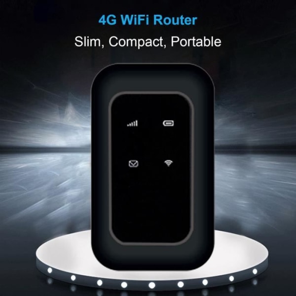 HURRISE 4G WiFi-router Trådlös nätverksrouter, 4G LTE Mobile WiFi Hotspot, 150 Mbps reserouter Datornätverk
