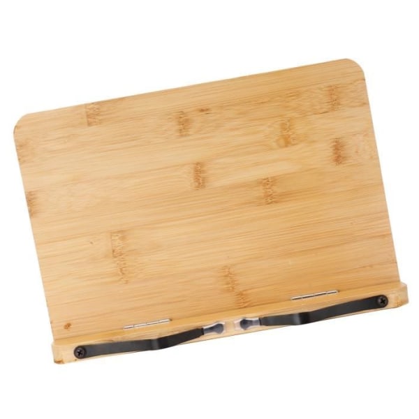 Bordsstativ docka, justerbart bärbart, lätt tablettställ i bambu 5 olika vinklar för barn för