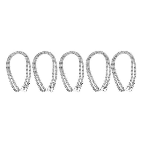 HURRISE 5st Väskkedja Anti-Rost Elegant smyckekedja 1m Längd Metallhantverkskedja för halsband