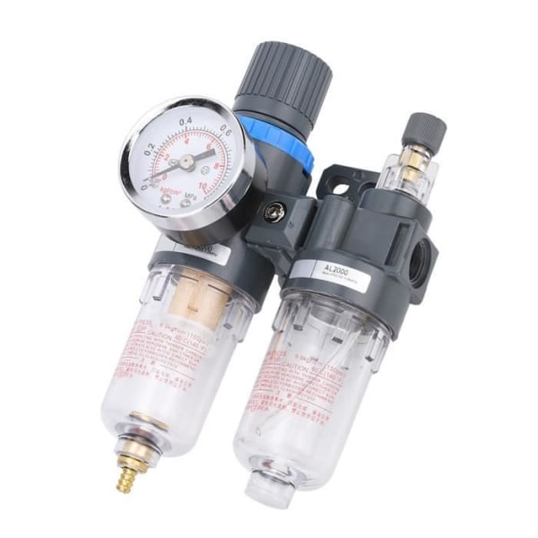 HURRISE-ventil Luftfilter Tryckavlastningsventil Olja Vattenavskiljare Regulator Hög kvalitet G1/4in