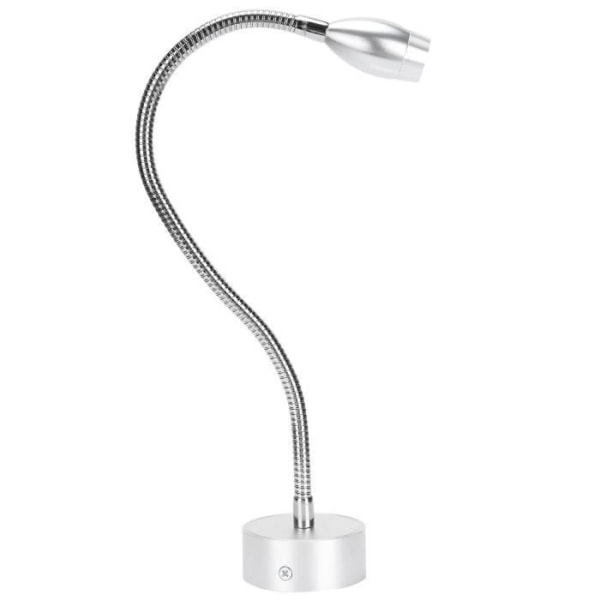 Svanhalsbordslampa, LED-klämma skrivbordslampa, flexibel arbetslampa i aluminiumlegering, för butik