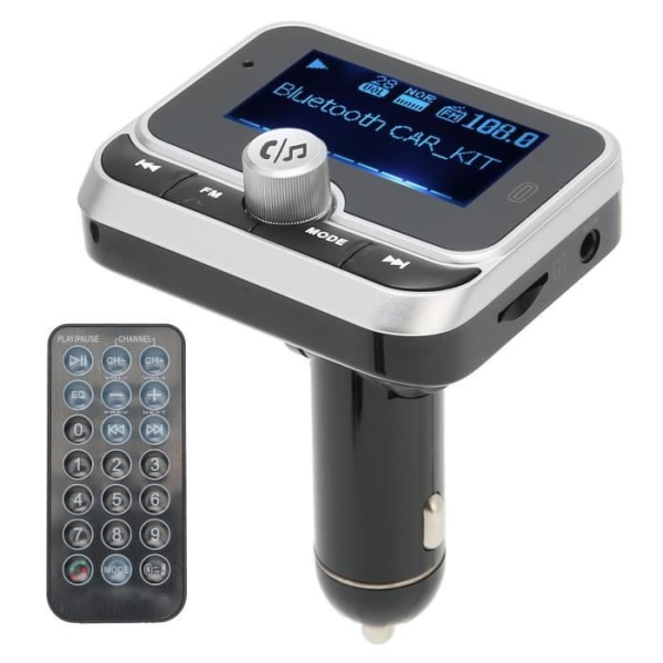 HURRISE Bluetooth Adapter för Bil Dubbel USB Bluetooth FM-sändare 76MHz till 108MHz, Video Pack Radio Adapter