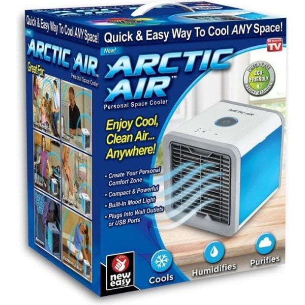 Arctic Air Cooler Air Evaporative Fan - Desktop luftfuktare och luftrenare