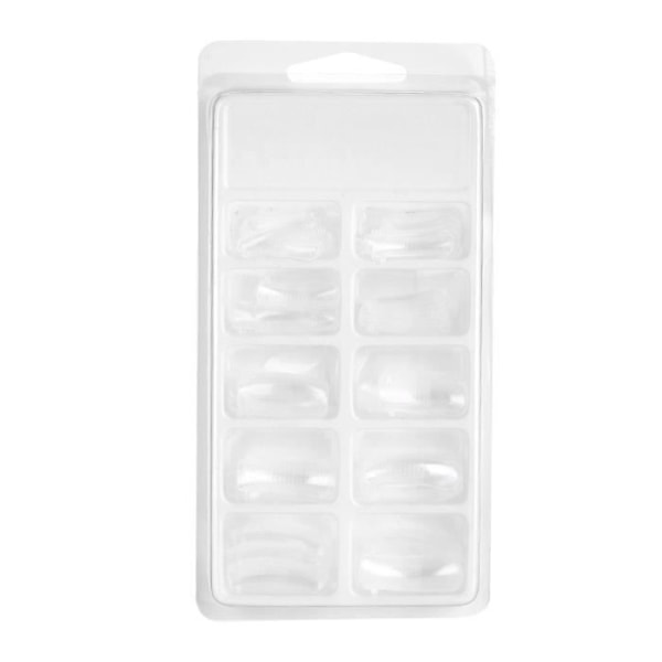 TMISHION Quick Building Nail Tips 100st Clear Nail Form Full Cover Quick Building Gel Mould