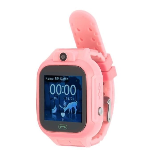 HURRISE smart telefon för pojkar och flickor HURRISE Smart klocka för barn 4G GPS klocka tillbehör Rosa
