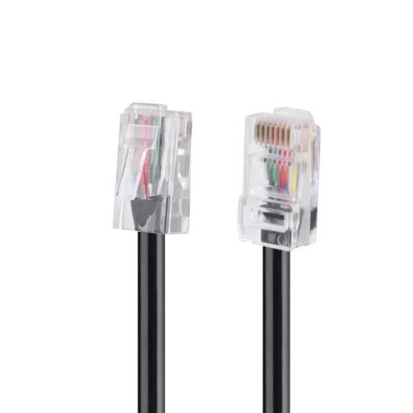 8-stifts mikrofonkabel, svart ABS-kabel för Icom mikrofon, för utomhus walkie talkie