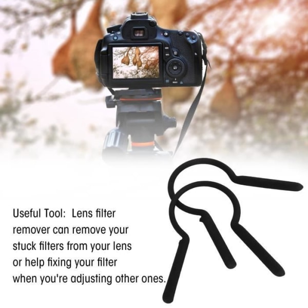 HURRISE Lens Filter Tång Easy Hood Kamera Lens Filter Remover Filter Adapter Ring skiftnyckel Tång Verktyg för kamera