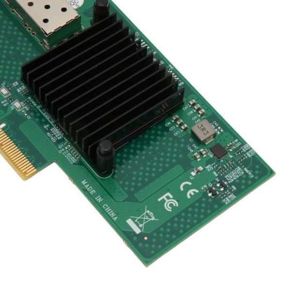 HURRISE Gigabit Server Adapter PCIe Nätverkskort, LC Fiber Gigabit Server Adapter, 10000 Mbps, SFP IT Pack