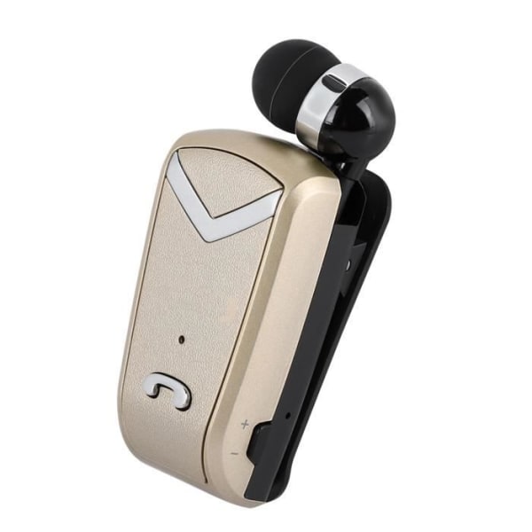 BEL Trådlösa Bluetooth-headset-infällbara in-ear-hörlurar Fineblue Gold