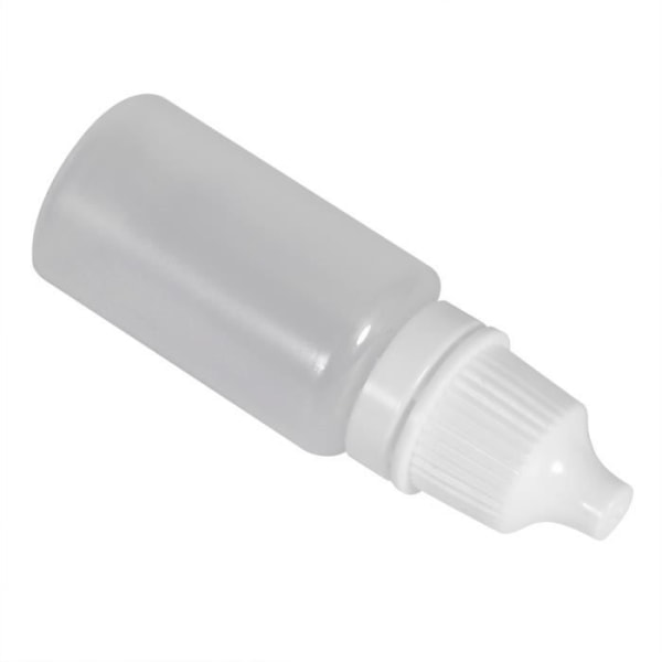 HURRISE ögonvätska behållare 50 st 10 ml tom volym klämbar plastflaskor vätskebehållare för ögon
