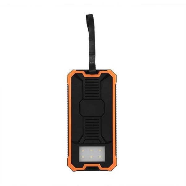 Bärbar Dual USB Power Bank 20000mAh Dual USB Solar Power Bank Snabbladdning DIY Kit Orange ZER2