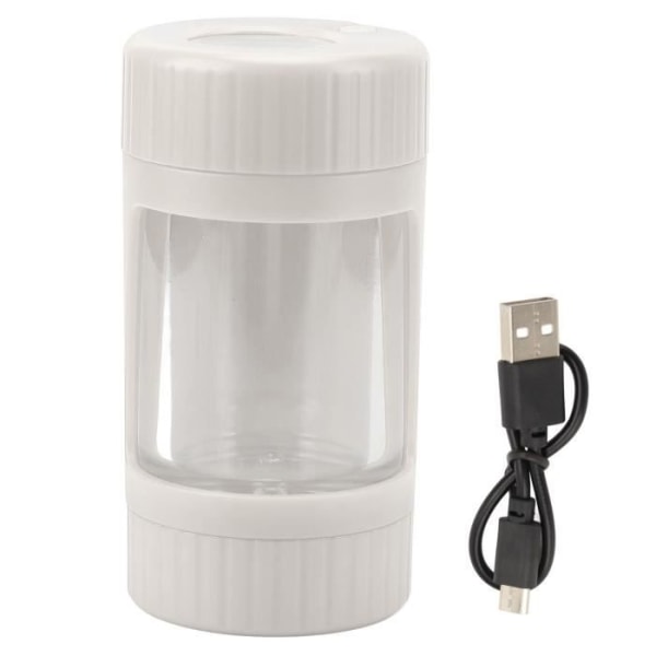 Duokon Stash Pot Löstagbar Luktsäker behållare Transparent förstoringsglas Ljusfunktion Stashbehållare för