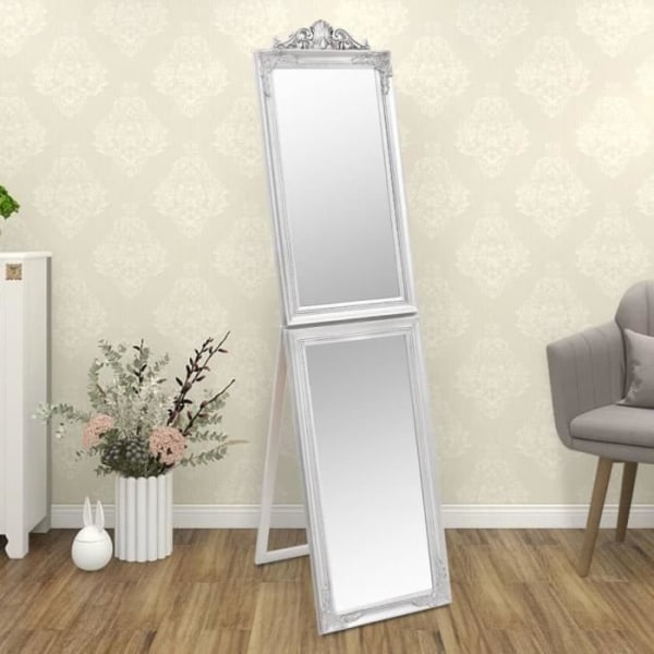 Silver stående spegel 45x180 cm