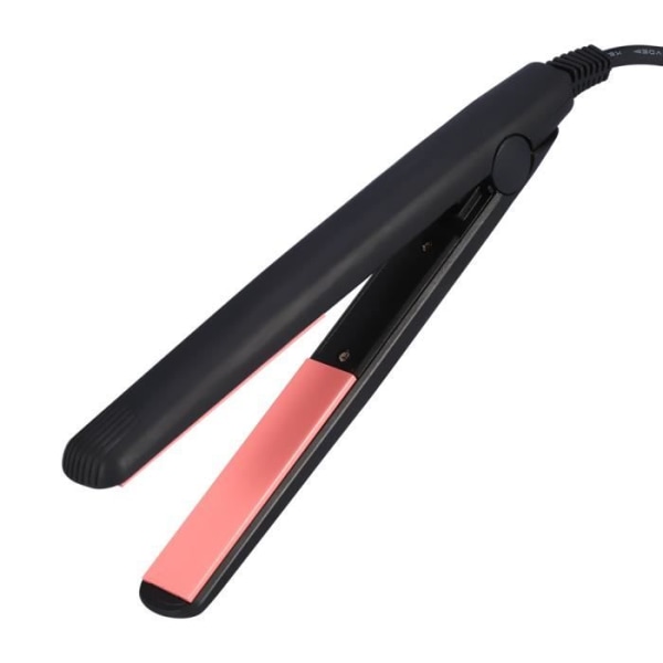 HURRISE Hårplattång Mini Bärbar Elektronisk Plattång Plattång för hårstyling (EU-kontakt)