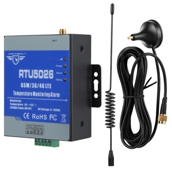 AIZ GSM fjärrtemperatur- och strömavbrottslarm RTU5026