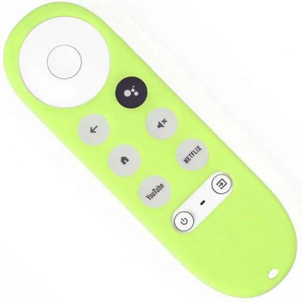 BEL-7423054955226-Fjärrkontrollskydd för Chromecast med Google TV Skyddsfodral i skyddsförpackning Ljusgrön