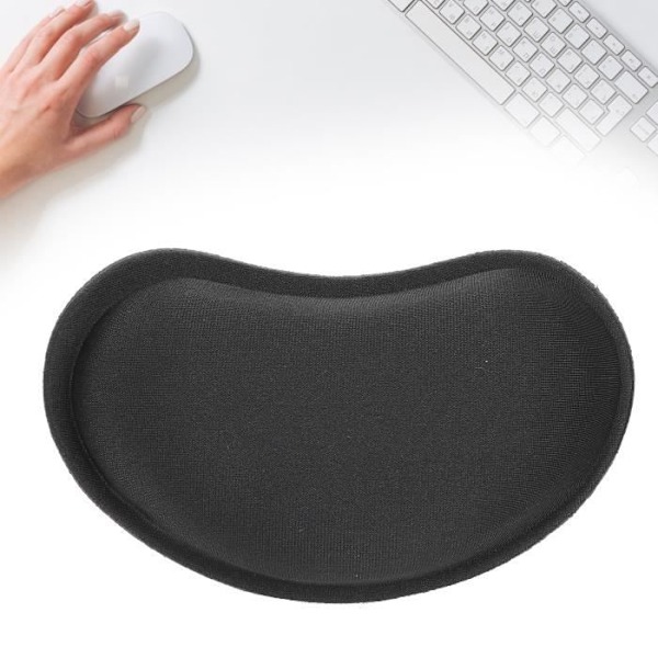 Tbest Mouse handledsstöd Anti-slip handledsstöd Portabelt Mini Memory Foam Svart datorlåda