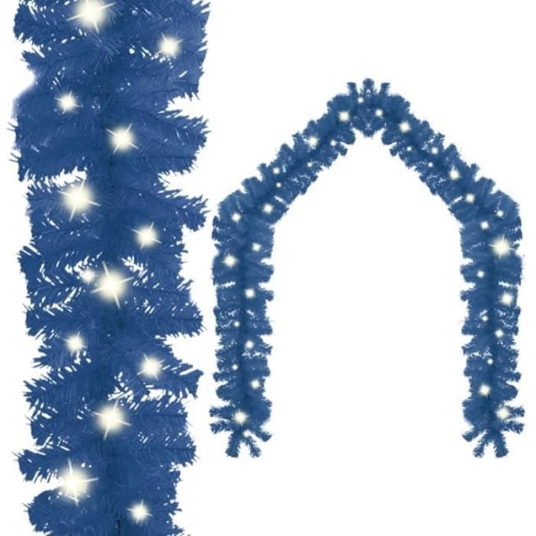 Julgirlang med LED-ljus 5 m Blå BEL-9372011156108