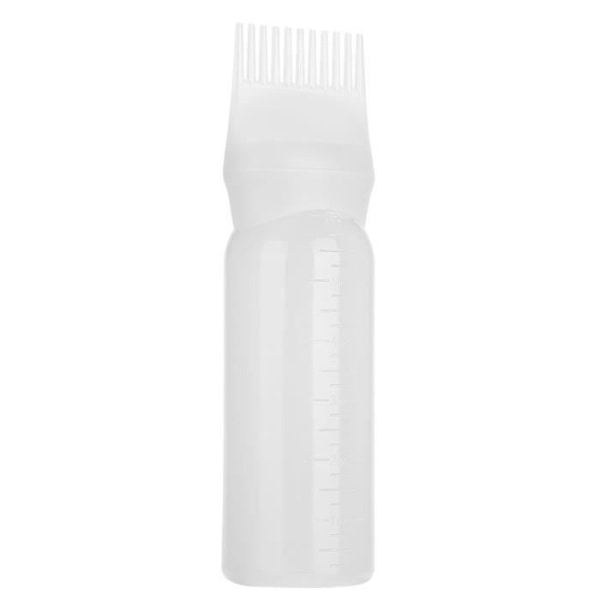 HURRISE Hårfärgningsflaska 160ml Hårfärgsschampoflaska Hårfärgsverktyg (vit)