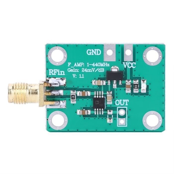 XUY RF logaritmisk detektor Power Tester Mätare Elektronisk komponent AD8317 1-440MHz