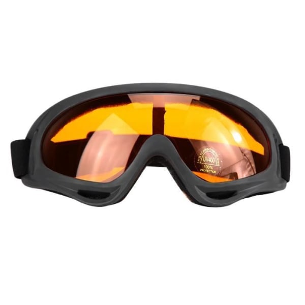 HURRISE Skyddsglasögon UV400 Skydd Anti-chock Vindtäta glasögon Motorcykel Sport Skidglasögon (orange)