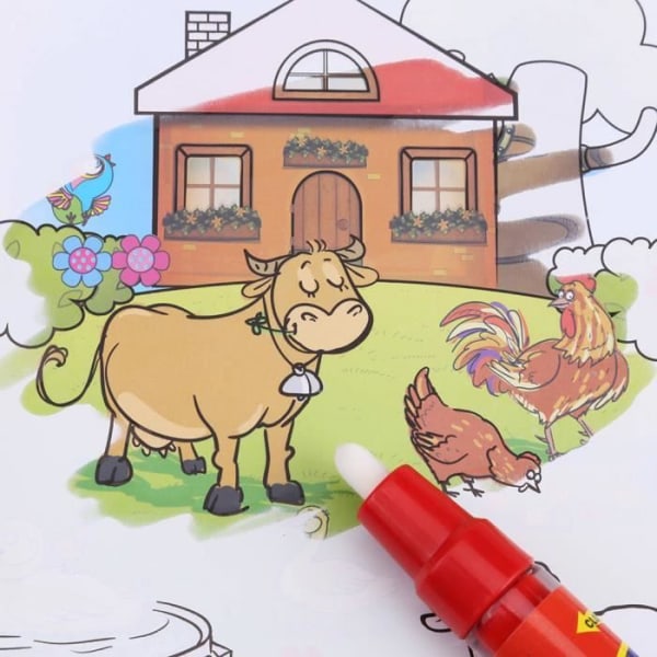 Baby Kids vatten ritbok målarbräda med penna