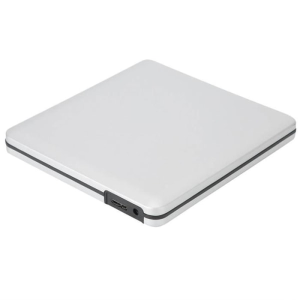 HURRISE Extern DVD-RW Re-Writer Super Slim Drive USB3.0-gränssnitt Bärbar Extern Optical Disc Re-Writer