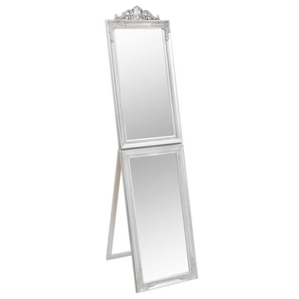 BEL-7667103818975-Silver stående spegel 50x200 cm