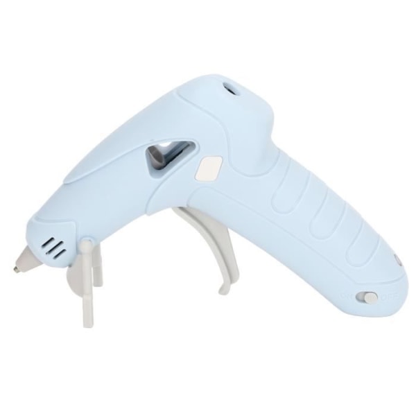 HURRISE Mini varmlimpistol, sladdlös limpistol Uppladdningsbar laddning USB Anti-skållningsmun 10W med plastskal sybehörssömnad