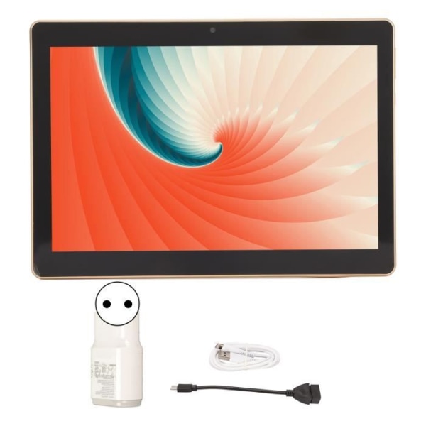 HURRISE Tablet PC HURRISE 1 tums Tablet 10.1 för , Ny 2022 surfplatta med 6 GB surfplatta EU-kontakt