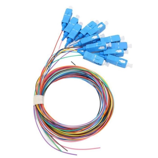 Fdit fiberoptisk Ethernet-kabel 12 st fiberoptisk kabel 12 trådar keramisk hylsa Patch-sladd till