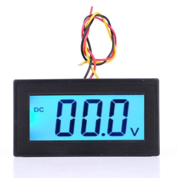 HURRISE LCD Voltmeter YB5135DB LCD Digital Display Tretråds Volt Monitor Voltmeter (Helt förseglad