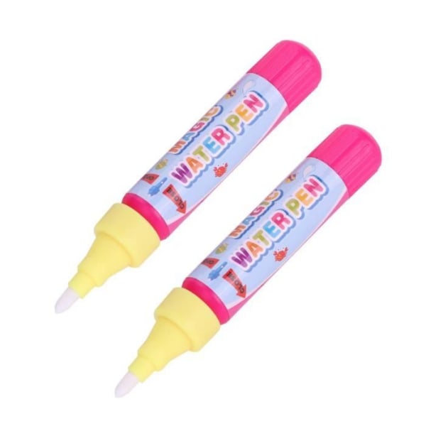 Xuyan 2st - Set Baby vatten målarpennor ritpenna för barn Magic målarmatta barn present (rosa)