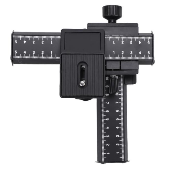 PERFECT Camera Slider，4-vägs makrofokusskenas reglage med 1/4" monteringsskruv för närbildsfotografering