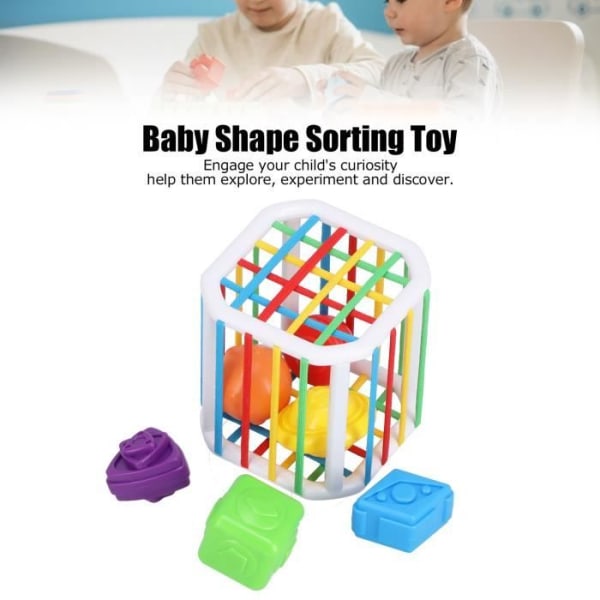 HURRISE Baby Sorter Leksak Säker och mjuk Baby Form sorteringsleksak för utbildning Formsorterare för