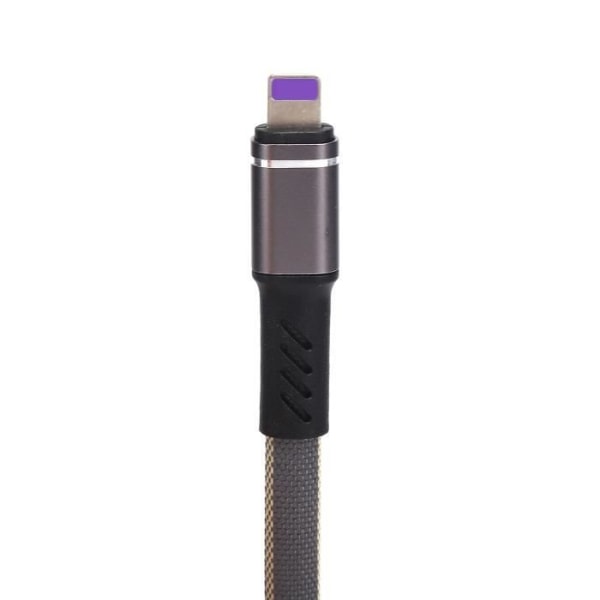 HURRISE Snabbladdningskabel 5A Denim Mobiltelefon Snabbladdning USB-kabel 1m dataöverföringstråd (för